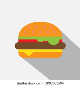 Delicious hamburger icons