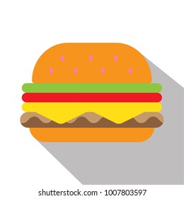 Delicious hamburger icons