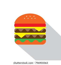 Delicious hamburger icons