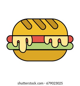 delicious hamburger unhealthy fast food