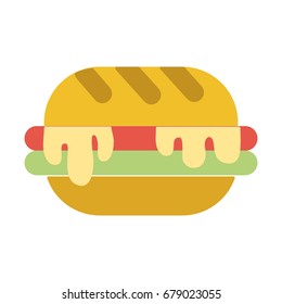 delicious hamburger unhealthy fast food