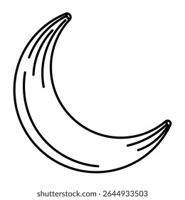 Köstliche und gesunde Bananenfrucht - Vektorgrafik
