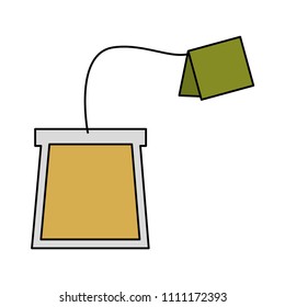 delicious herbs tea bag