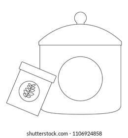 delicious herbs tea pot