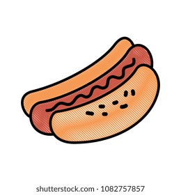 delicious hot dog icon