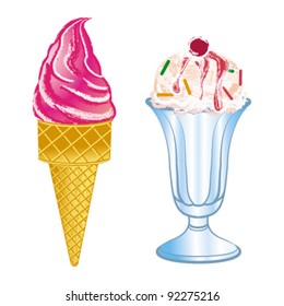Delicious ice cream