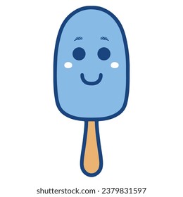 Delicious Ice Cream Art, Vector Illustration Design