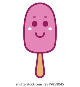 Delicious Ice Cream Art, Vector Illustration Design