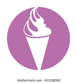 Delicious ice cream cone