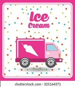 delicious ice cream design, vector illustration eps10 graphic 