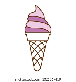 delicious ice cream icon
