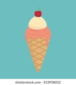 delicious ice cream icon