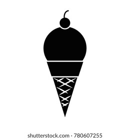 delicious ice cream icon