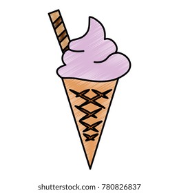 delicious ice cream icon