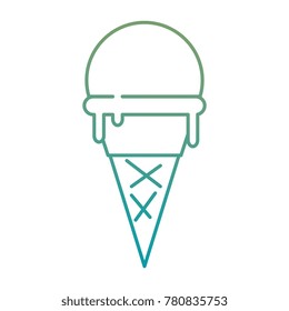 delicious ice cream icon