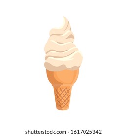 delicious ice cream isolated icon vector illustration design