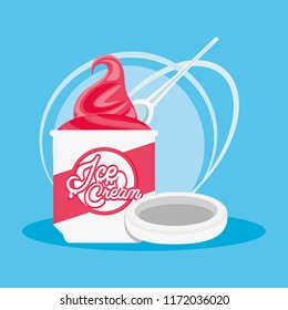 delicious ice cream pot