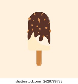delicious Ice Cream Stick Vector Vector Art and Graphics