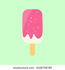 delicious Ice Cream Stick Vector Vector Art and Graphics