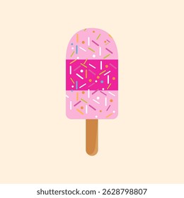 delicious Ice Cream Stick Vector Vector Art and Graphics
