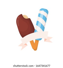 delicious ice cream vector design