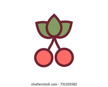 delicious icon cherry