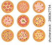 Delicious italian pizza 