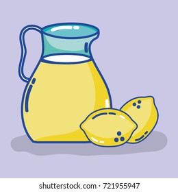 delicious jar juice beverage to refresh
