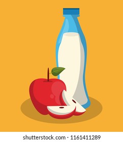 Delicious juice bottle