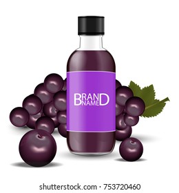 delicious juice and fruit 