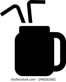 Delicious juice, illustration, vector on a white background