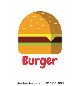 leckeres Junk-Food-Logo, Vektorgrafik
