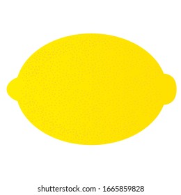 Delicious lemon fruit icon. Vector illustration