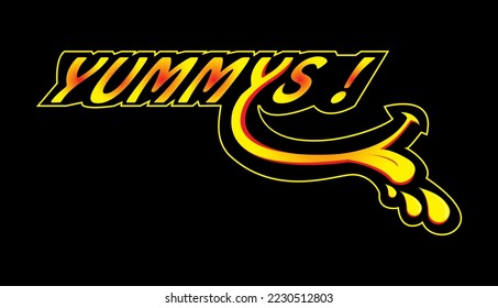 delicious lettering logo, suitable for food products, and restaurants
