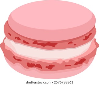 Delicious Macaron Illustration, Vector,, Sweet, French Pastry,Colorful Treats, Gourmet Sweets,Food Illustration