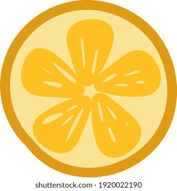 Köstliches Mandarin, Illustration, Vektorgrafik auf weißem Hintergrund.