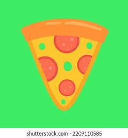 Deliciosa pizza de carne aislada