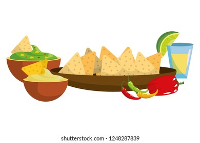 delicious mexican food cartoon