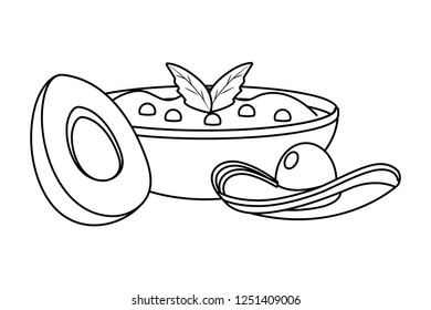 delicious mexican food cartoon