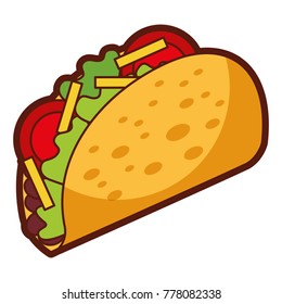 delicious mexican food tacos