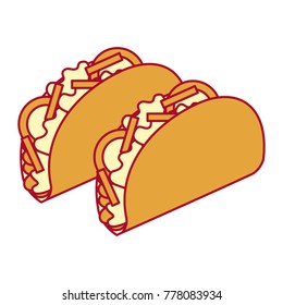 delicious mexican food tacos