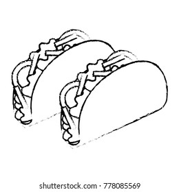 delicious mexican food tacos