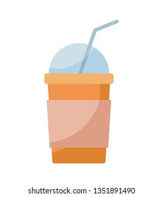 delicious milkshake isolated icon