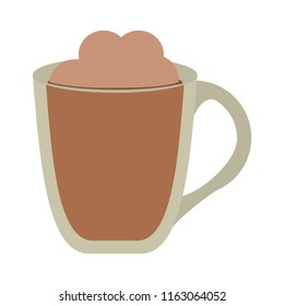 Delicious mocaccino cup