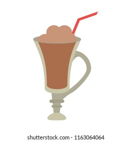 Delicious mocaccino cup
