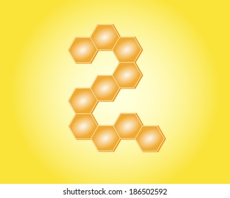 delicious number two from the honeycomb