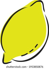 Delicious and nutritious illustration lemon