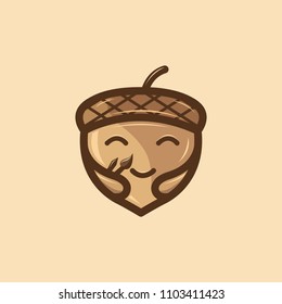 Delicious Nuts Smile Logo