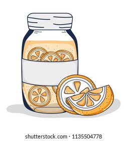Delicious orange juice