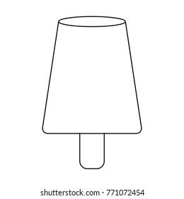 Delicious outline icecream